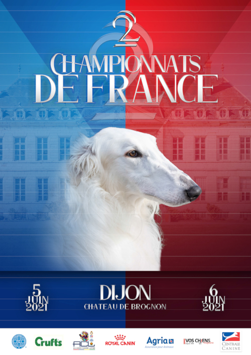 affiche de la 143ème exposition de championnat de France de Dijon 2021