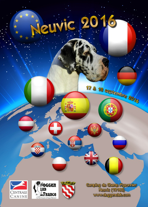 affiche de l'exposition nationale d'élevage de Neuvic