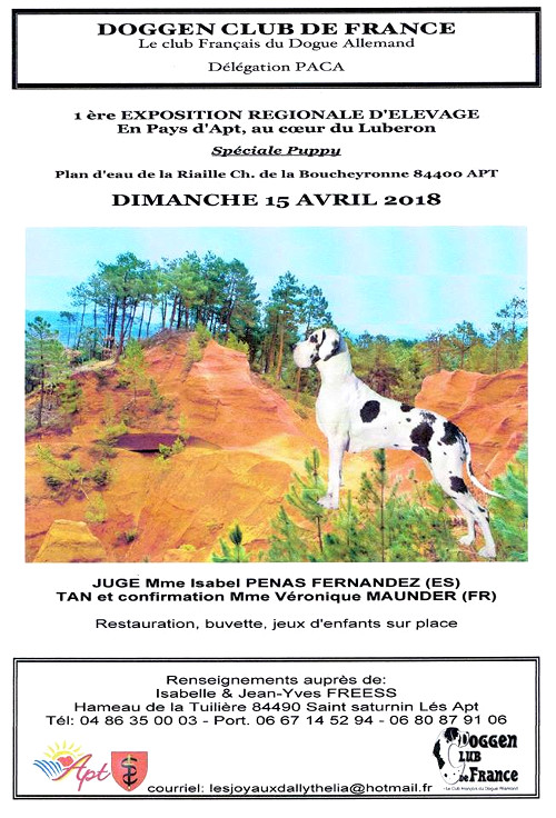 Poster of l'exposition régionale d'élevage in Apt 2018