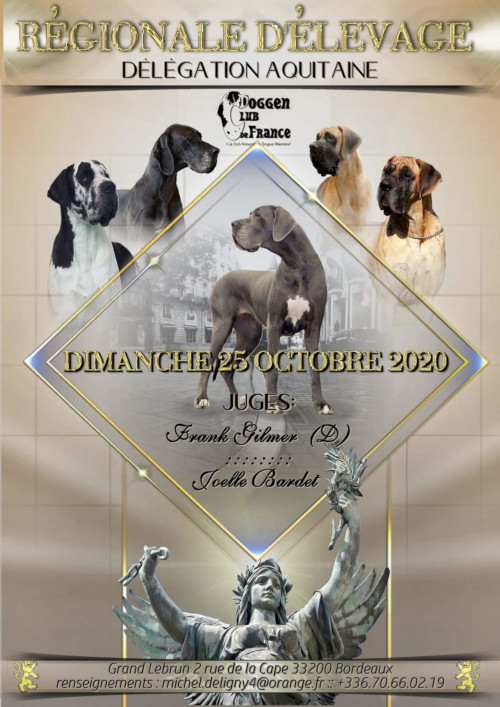affiche de l'exposition régionale d'élevage de Bordeaux 2020