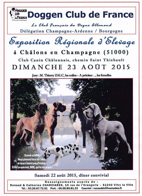 affiche de l'exposition régionale d'élevage de Châlons-en-Champagne