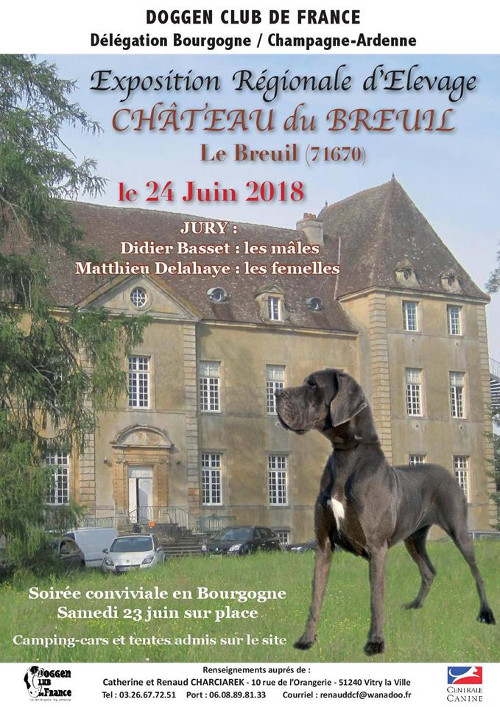 Poster of l'exposition régionale d'élevage in Le Breuil 2018