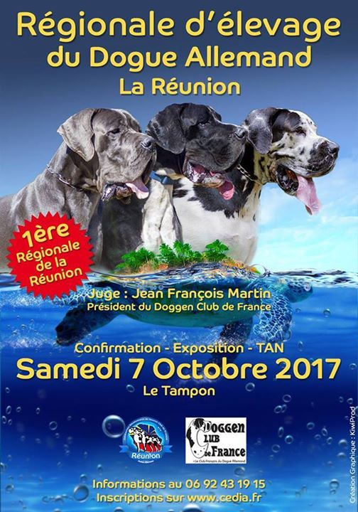 affiche de l'exposition régionale d'élevage de Le Tampon 2017