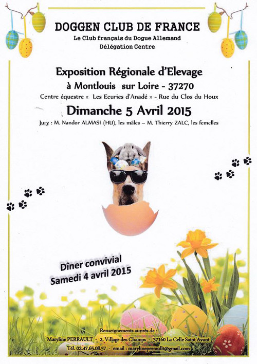 affiche de l'exposition régionale d'élevage de Mont-Louis-sur-Loire