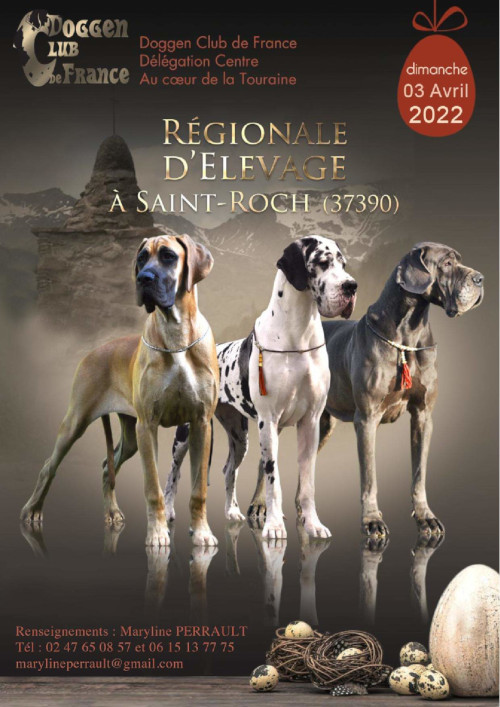 affiche de l'exposition régionale d'élevage de Saint-Roch 2022