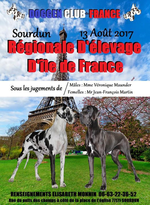 affiche de l'exposition régionale d'élevage de Sourdun 2017