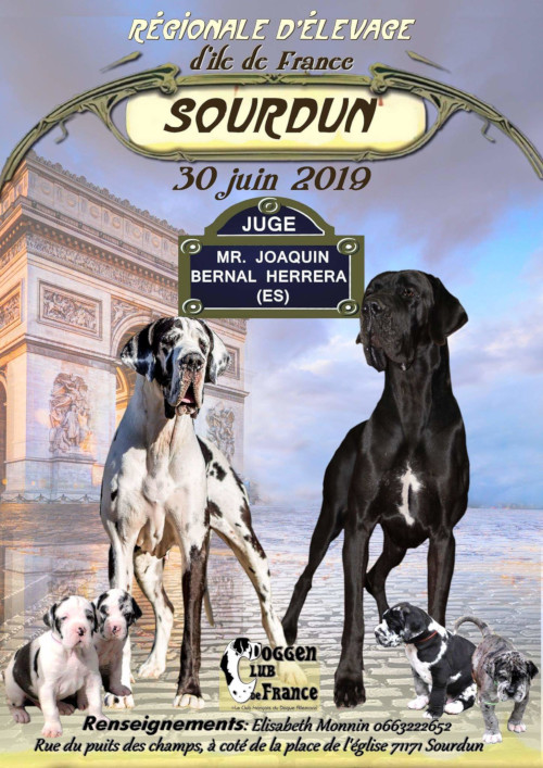 affiche de l'exposition régionale d'élevage de Sourdun 2019